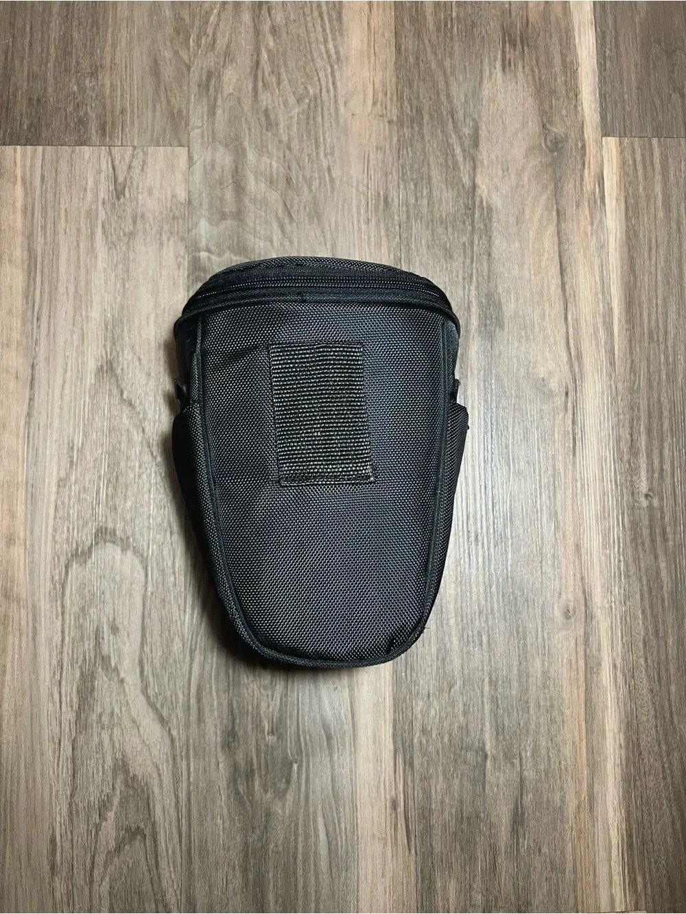 Black Nikon D Lenses Pyramid Case Used Carrying Zipper Pouch